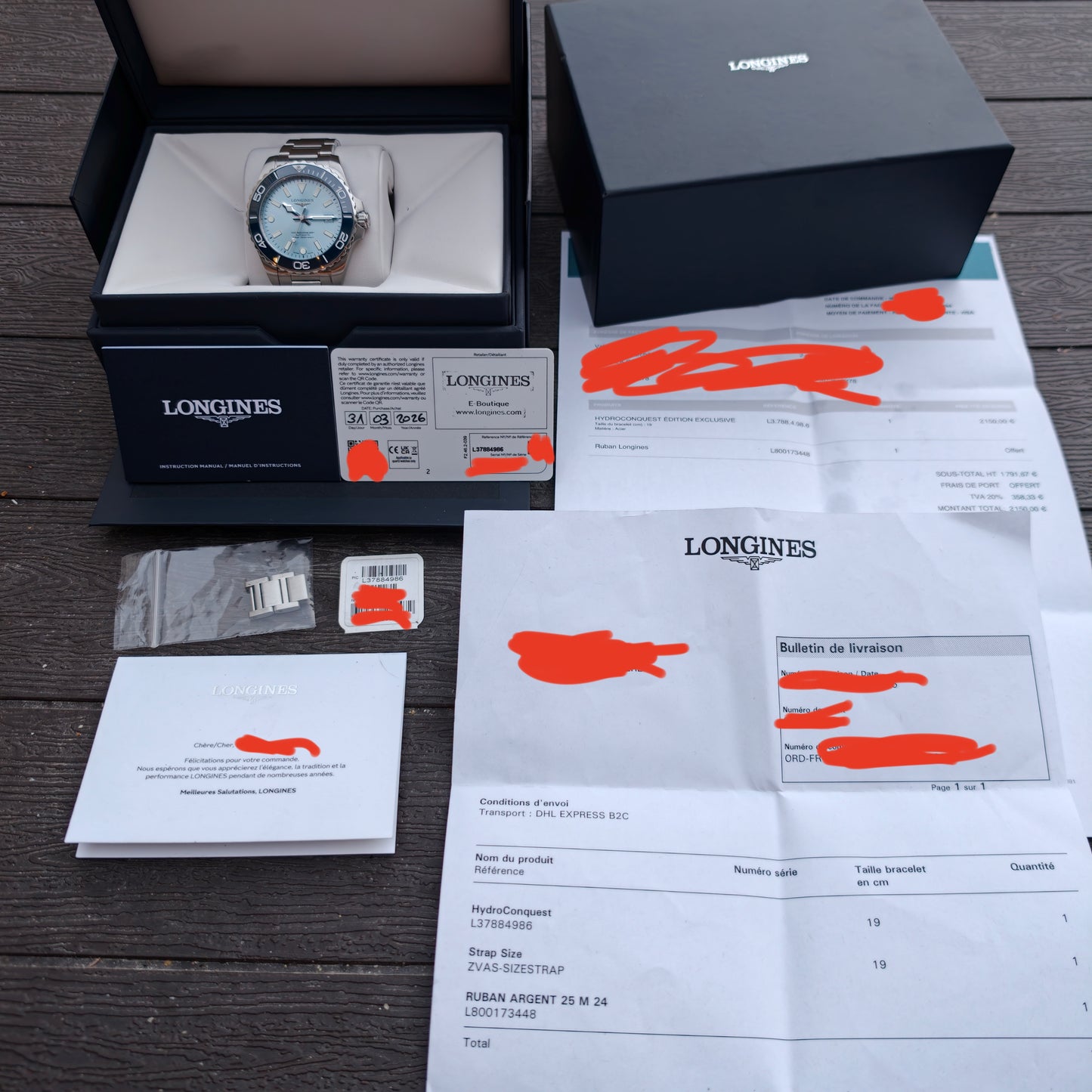 Longines Hydroconquest édition exclusive L3.788.4.98.6