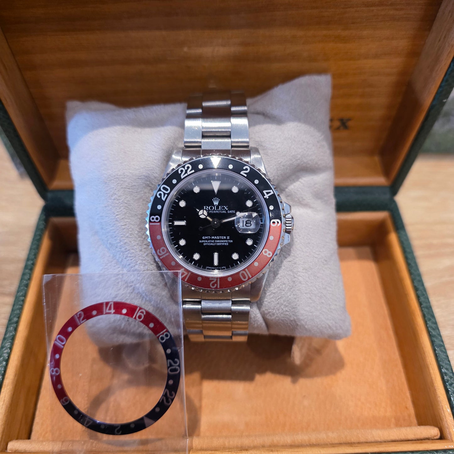 Rolex GMT MASTER II Ref : 16710 ( insert coke et pepsi )