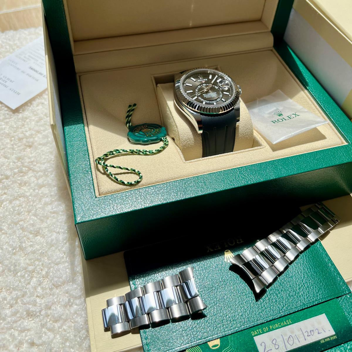 Rolex Sky Dweller ref : 326934 BRACELET OYSTER NEUF
