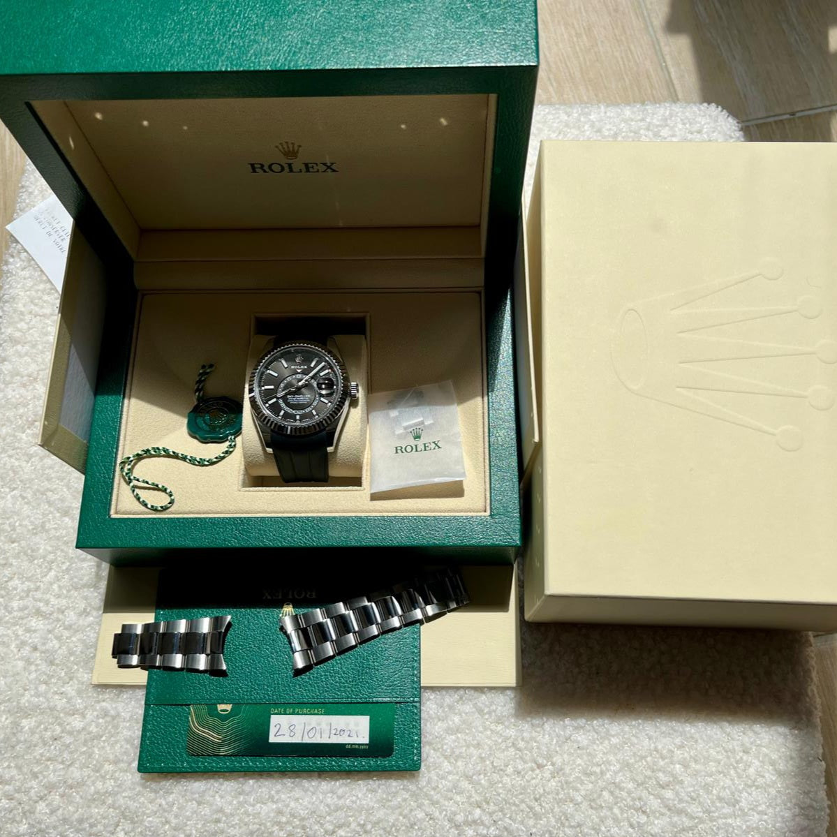 Rolex Sky Dweller ref : 326934 BRACELET OYSTER NEUF
