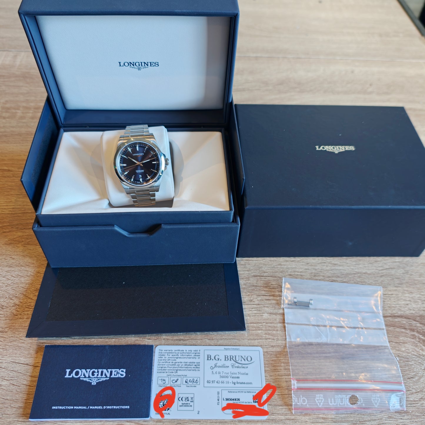 Longines Conquest 41mm réf : L38304926