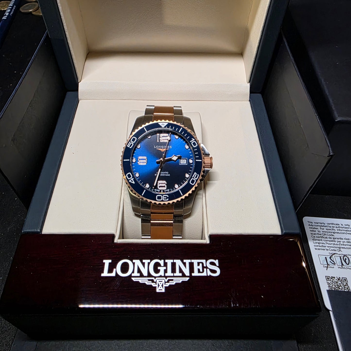 Longines Hydroconquest 41mm ref L3.781.3.98.7